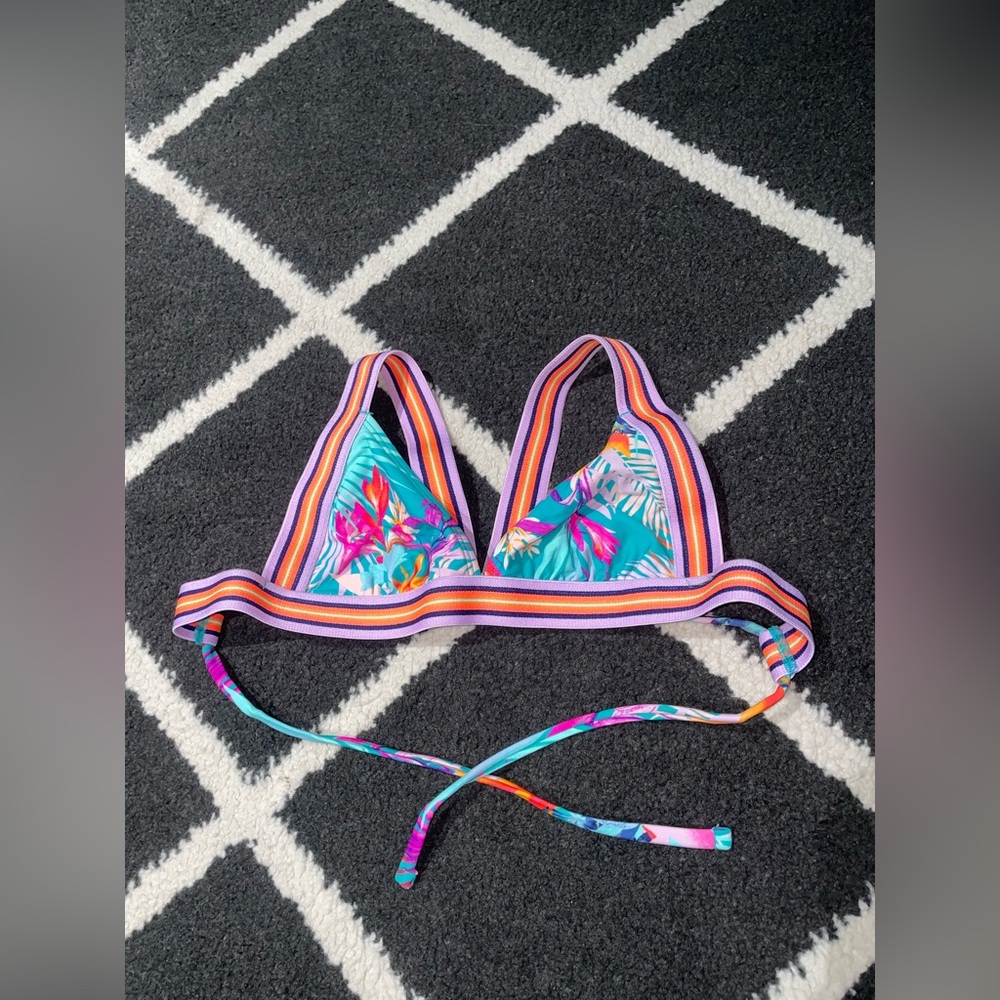Neon/ Hawaiian Style xhilaration Bikini top
